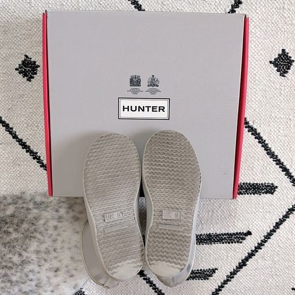 Hunter Kid’s Unisex Original First Nebula Rain Boots - Pale Gold - Picture 11 of 12